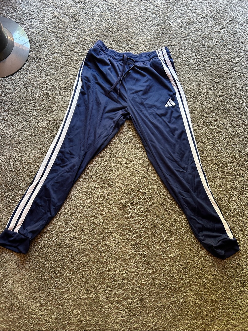 Adidas blue track pants